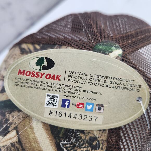 NWT Mossy Oak Delta Waterfowl camo baseball hat outdoor cap Mesh adjustable - Picture 3 of 7